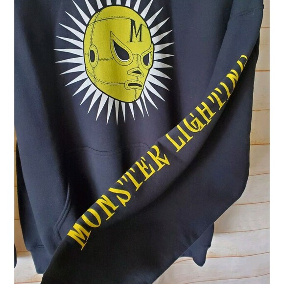 Hoodie Mens XL Custom Wrestling Design Monster Lighting Company Movie Hollywood - Picture 5 of 14